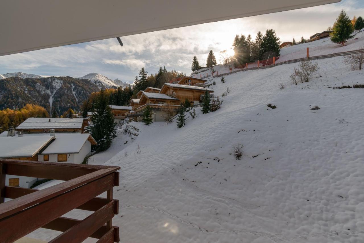 Apartment Mont-Parrain La Tzoumaz Exteriör bild