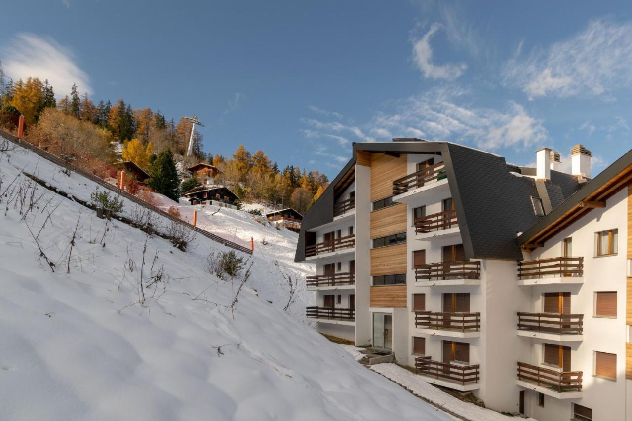 Apartment Mont-Parrain La Tzoumaz Exteriör bild